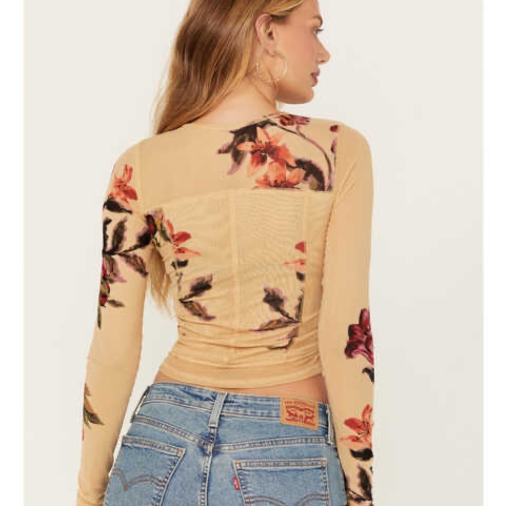 Betty’s garden top, free people, size small